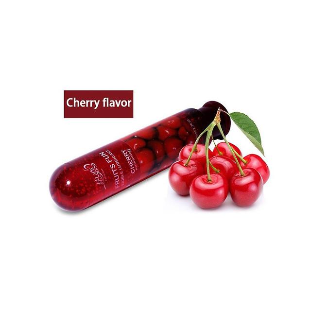 Essbarer Fruchtgeschmack Gleitgel für Erwachsene Gleitmittel Essbarer Oralsex Sexuelle Massage ~ Cherry flavor on Productcaster.