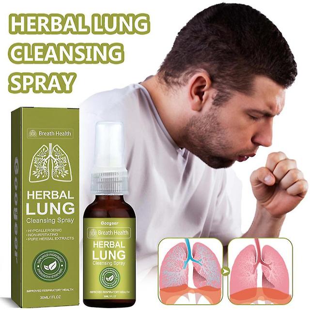 30ml Breathdetox Herbal Lung Cleansing Spray Lung Essence,Herbal Lung Cleanse Mist - WYELV on Productcaster.