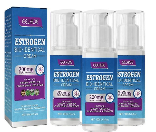 EELHOE Menopausal Soothing Cream Reduces Menopausal Fatigue, Mood Swings and Night Sweats Vitamin Supplement for Women 3PCS on Productcaster.