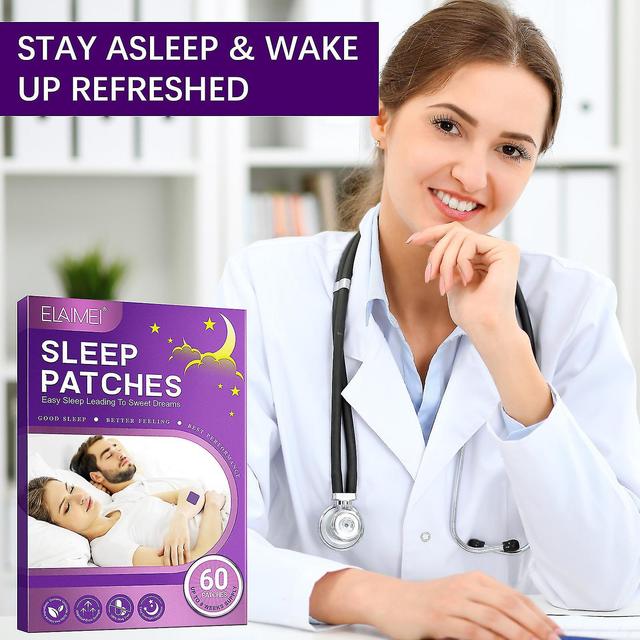 Wwzs Sleep Patches, Natural Herbal Sleep Aid Stickers, Body Care Acupuncture Point Patch, Sleep Support Patches Restorative Deep Sleeping 120pcs on Productcaster.