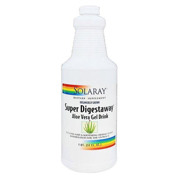 Solaray - super digestaway aloe vera gélový nápoj vanilkový nápoj - 1 qt. on Productcaster.