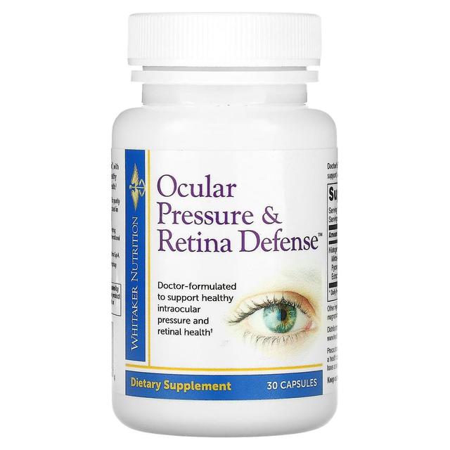 Whitaker Nutrition, Pressão Ocular e Defesa da Retina, 30 Cápsulas on Productcaster.