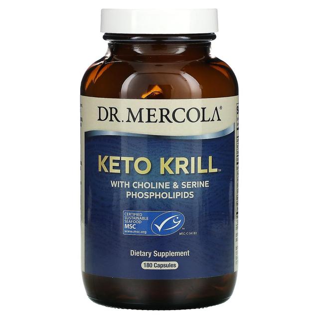 Dr. Mercola, Keto Krill con Colina & Serine Phospholipids, 180 Capsule on Productcaster.