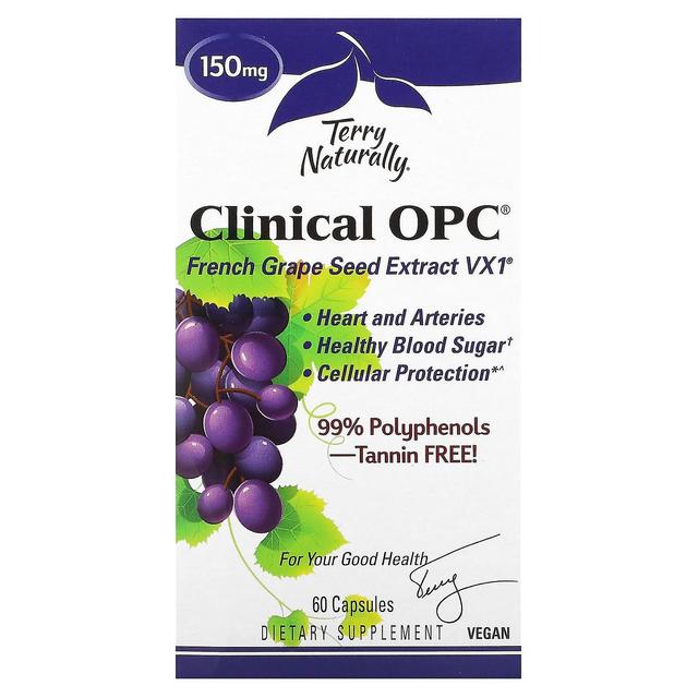 Terry Naturally, Clinical OPC, 150 mg, 60 Capsules on Productcaster.