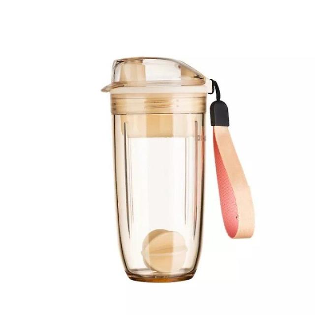 Whey Protein Powder Mixing Bottle Portable Shaker Bottles Milkshake Cup Bpa Free Summer on Productcaster.