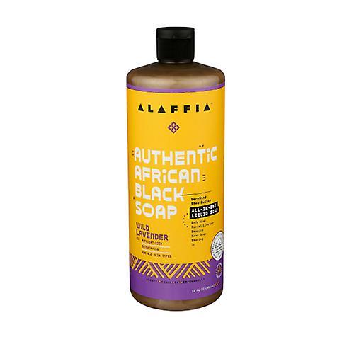 Alaffia Wild Lavender Authentic African Black Soap, 32 Oz (Pack of 1) on Productcaster.