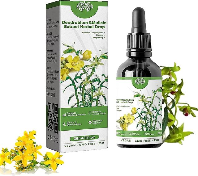 Clear Breath Dendrobium & Toorts Extract, kruiden Lung Health Essence, krachtige longondersteuning & reinigen & respiratoire, kruidenverzorging ess... on Productcaster.