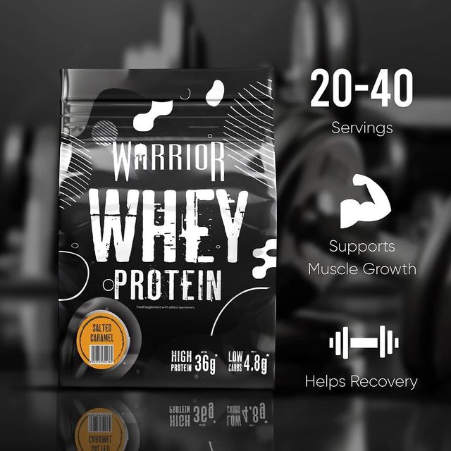 Warrior Whey Protein Powder Muscle Gainer & Voeding Shake-Salted Caramel 2kg on Productcaster.