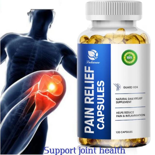 Huamade Curcumin Pain Relief Capsules Joint Health Strong Bone Health Inflammation Support Repair Muscle Strain Edible Food 3bottle x60pcs on Productcaster.