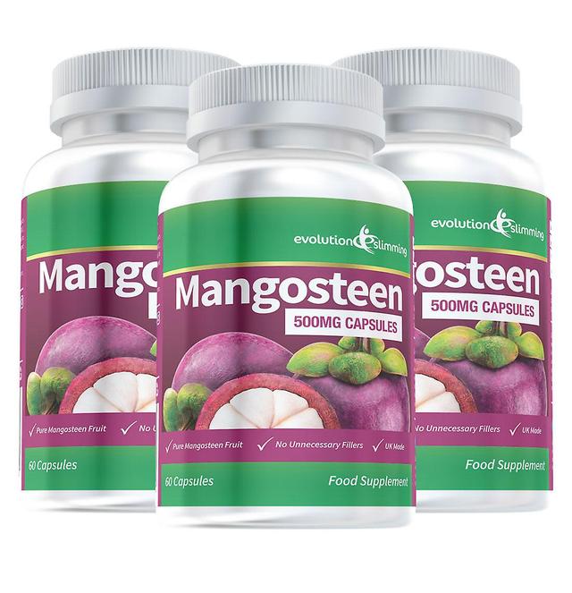 Mangosteen 500mg Capsules - 180 Capsules - Antioxidant - Evolution Slimming on Productcaster.