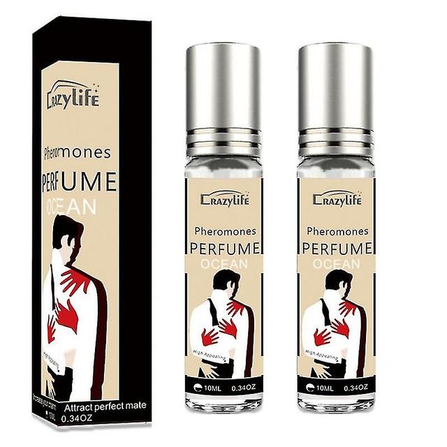 Syhmy 2pcs Pheromone Perfume For Unisex, Roll-on Pheromone Infused Essential Oil Perfume Cologne, Pheromones To Attract Women/men Body Perfume Oil ... on Productcaster.