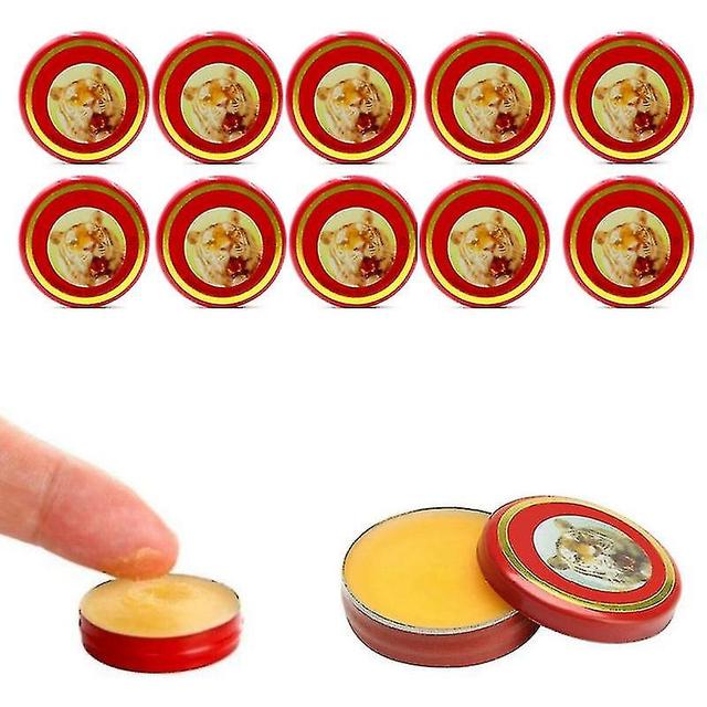 3-10pcs Tiger Balm Red Ultra Extra Strength Tiny Tin Four Pack para el cuello y el hombro frotar y muchos otros grandes usos para su bienestar Hk on Productcaster.