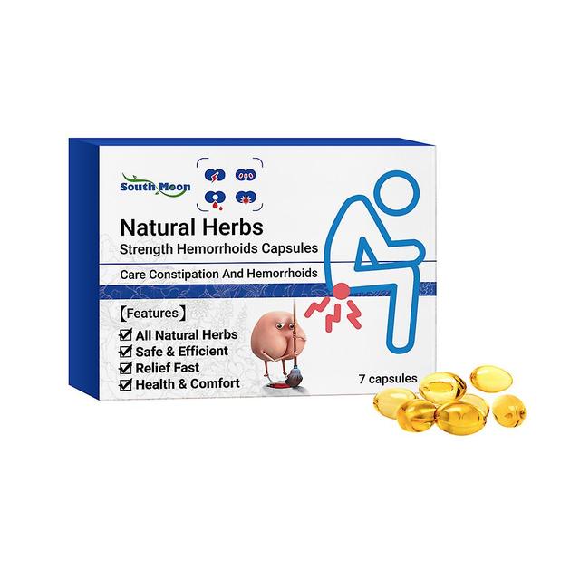 Herbal Hemorrhoids Capsules Repair Anal Treatment Internal Mixed External Hemorrhoid Piles Removal Relieve Fissure Pain Capsules 1Box on Productcaster.