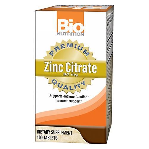 Bio Nutrition Inc Zinc Citrate, 30mg, 100 Tab (Pack of 1) on Productcaster.