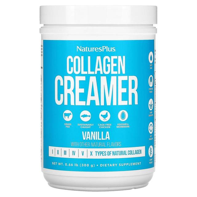 Nature's Plus NaturesPlus, Collagen Creamer, Vanilla, 0.66 lb (300 g) on Productcaster.