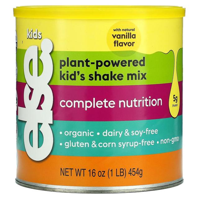 Else, Plant-Powered Kid's Shake Mix, Complete Nutrition, Vanilla, 16 oz (454 g) on Productcaster.