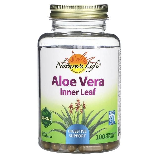 Nature's Herbs, Aloe Vera, Inner Leaf, 100 Vegetarian Capsules on Productcaster.