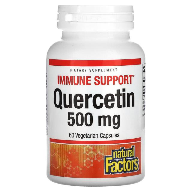 Natural Factors, Quercetin, 500 mg, 60 vegetarische Kapseln on Productcaster.