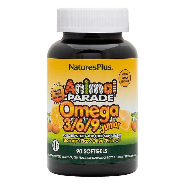 Nature's plus animal parade omega 3/6/9 junior natural lemon flavour 90's on Productcaster.