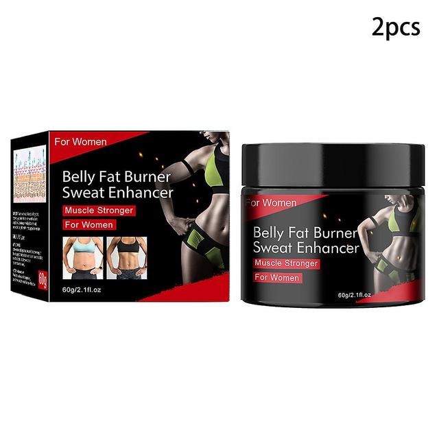 Muscle Enhancer Cream Fats Burning Abs Sculpting Cream Anti-cellulite Belly Tightening Cream Womens 2pc on Productcaster.