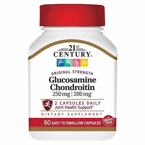 21st Century Glucosamina Condritonina, 250 mg/200 mg, 60 Cápsulas (Paquete de 3) on Productcaster.