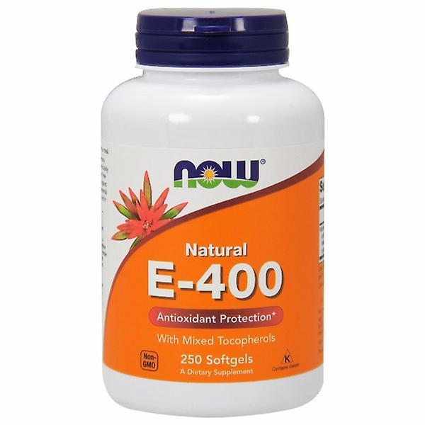 Now Foods Vitamine E-400 Met Gemengde Tocoferolen, 250 Softgels (Pack van 4) on Productcaster.