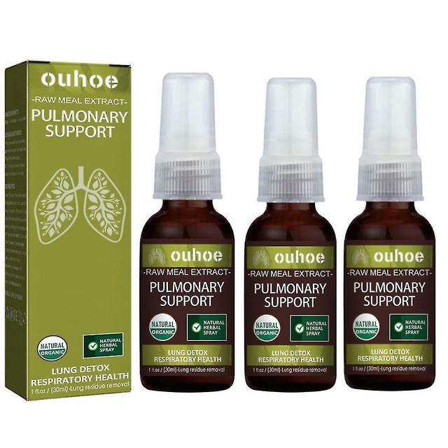 1-3 stuks Breathdetox Herbal Lung Cleansing Spray, Herbal Lung Cleanse Mist - Krachtige Longondersteuning Nieuw, hw 3pcs on Productcaster.