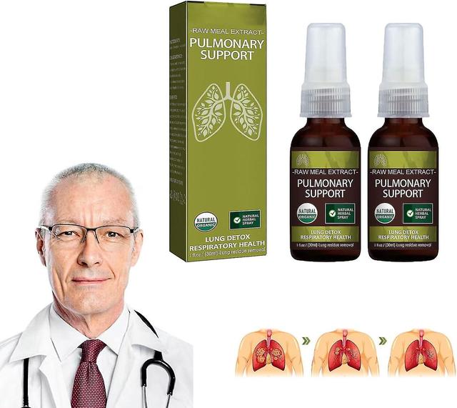 Breathdetox Herbal Lung Cleansing Spray, 30ml Breathdetox Herbal Spray, Natural Herbal Lung Essence, Cleanse & Respiratory 2pcs on Productcaster.