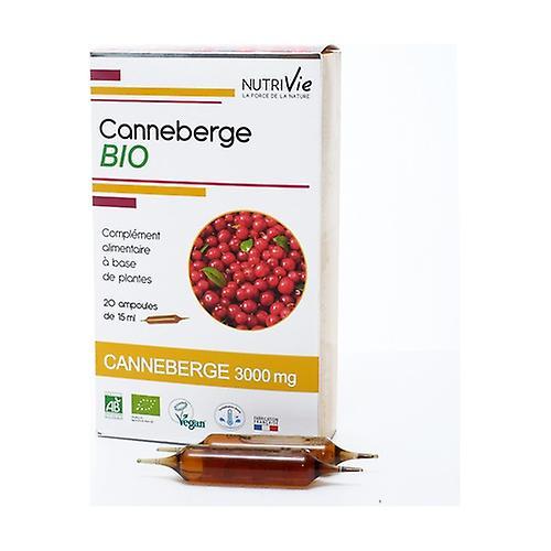 Nutrivie Bulbs - ORGANIC Cranberry 20 units of 15ml on Productcaster.