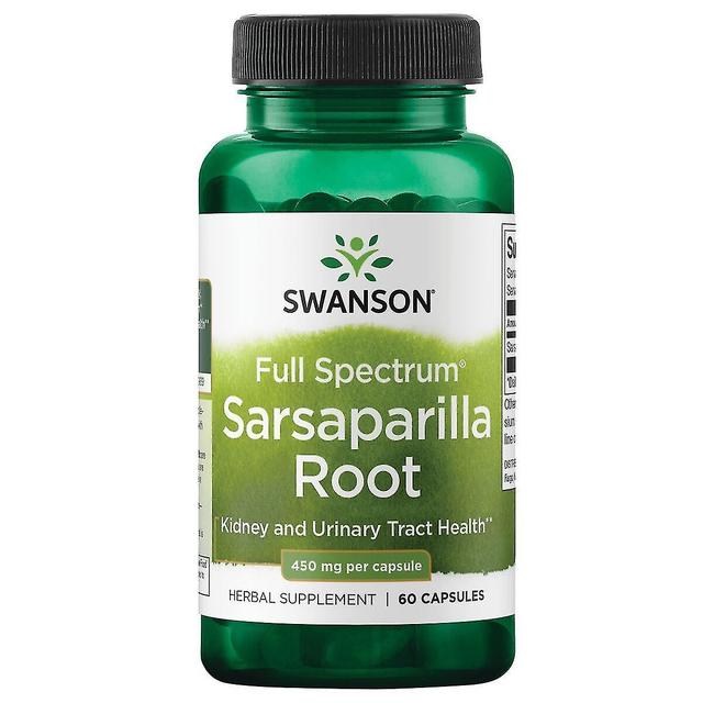 Koreň Swanson Sarsaparilla 450 mg 60 kapsúl on Productcaster.