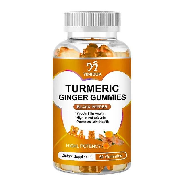 Sofirn Kurkuma Curcumin Gummies Wspomaga Stawy i Zdrowe Stany Zapalne, Silne i Wchłaniane oraz Wzmacnia Zdrowy Suplement Odpornościowy Skóry 1 Bottles on Productcaster.