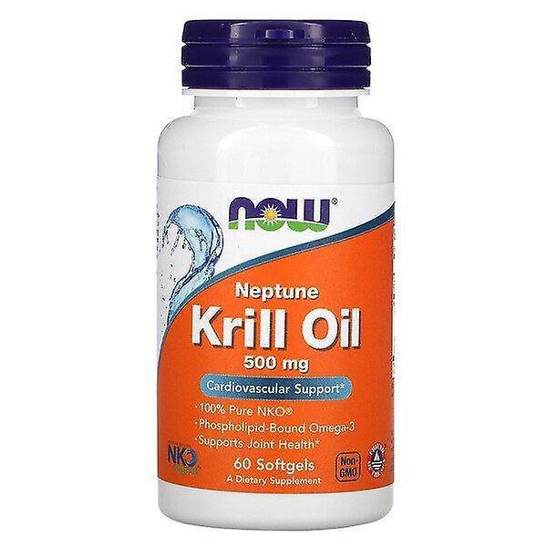 NOW Foods Ora Alimenti, Olio di Krill Ditututano, 500 mg, 60 Softgels on Productcaster.