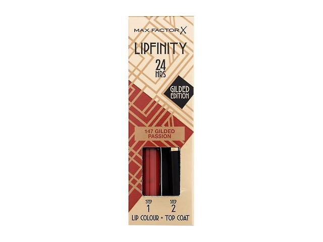 Max Factor Maksfaktor - Lipfinity 24HRS leppefarge 147 Forgylt lidenskap - for kvinner, 4,2 g on Productcaster.