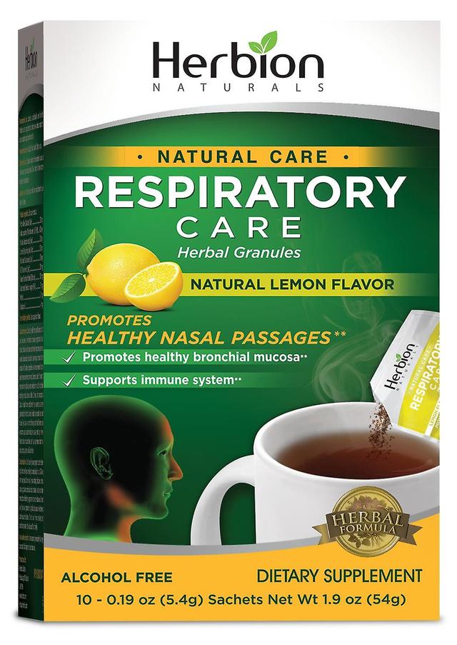 Herbion Naturals Respiratory Care Granules à base de plantes à saveur de citron - 10 ct pour toute la famille on Productcaster.