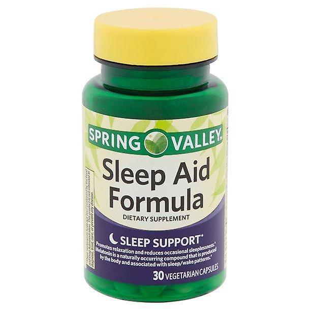 Spring valley sleep aid formula vegetarian capsules, 30 count on Productcaster.