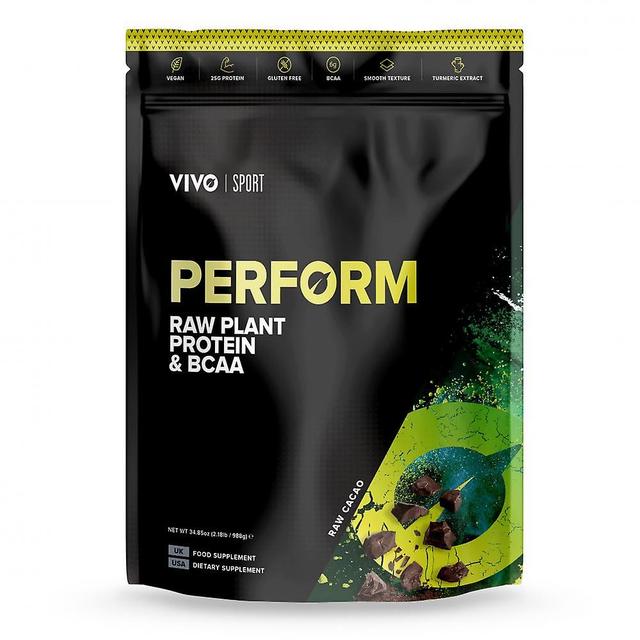 Vivo life perform raw plant protein & bcaa raw cacao 988g on Productcaster.