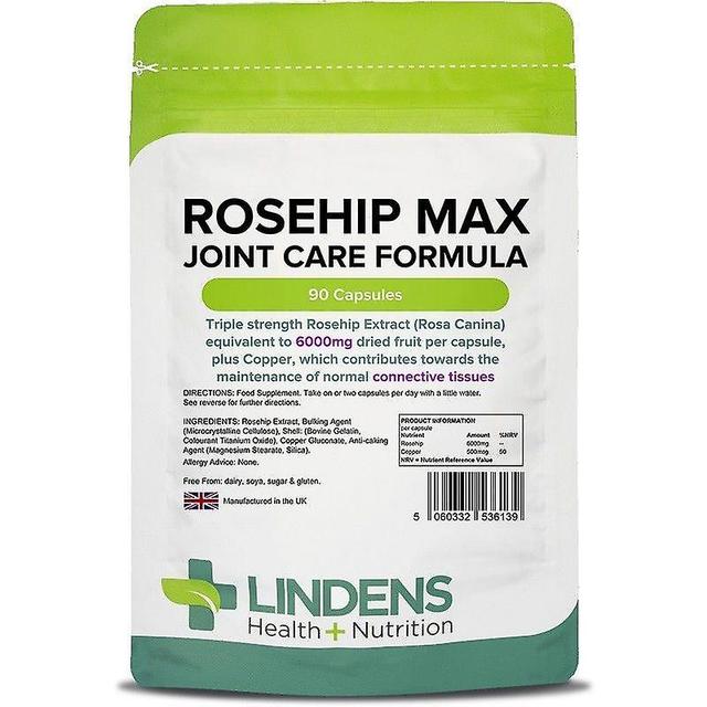 Lindens Rosehip Max Joint Care Formula Capsules 90 (6139) on Productcaster.