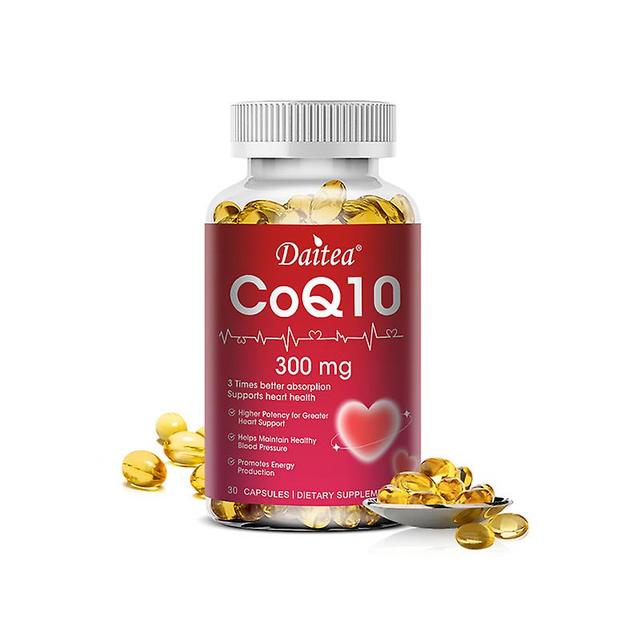 Vorallme High Potency Coq10 Softgels, 300 Mg | Promotes Cardiovascular & Heart Health | Provides Energy To Relieve High Blood Pressure 30 count-1 b... on Productcaster.