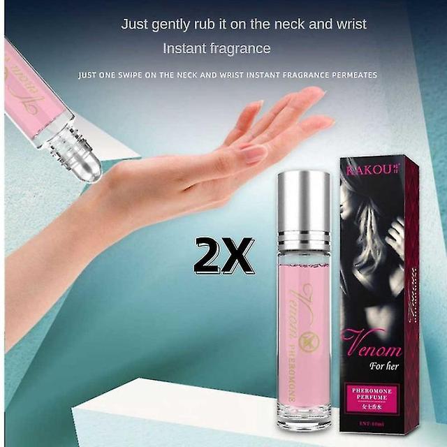 2pcs Sex Pheromone Perfume Intimate Partner Perfume Erotic Roll-on Perfume Men Women 10ml on Productcaster.