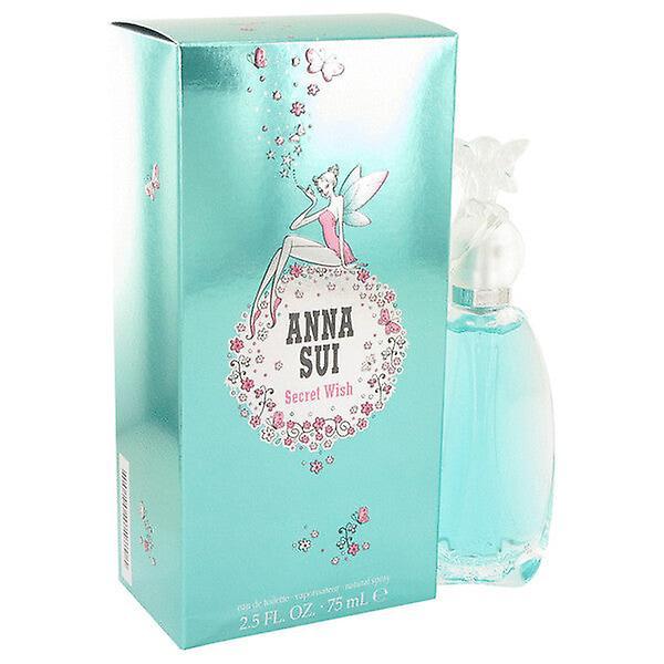 Anna Sui Secret Wish Eau De Toilette Spray 2.5 Oz For Women Amber on Productcaster.