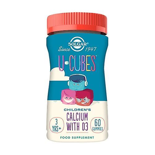 Solgar U-Cubes calcium with vitamin D3 gummies 60 Jelly beans on Productcaster.