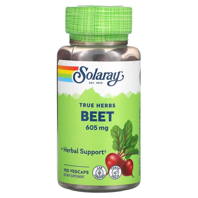 Solaray, Beet, 605 mg, 100 VegCaps on Productcaster.