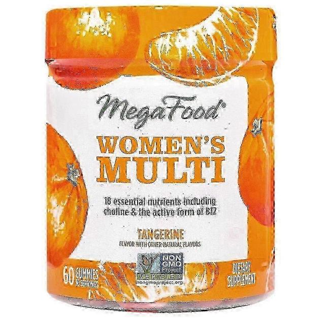 Megafood dámske multivitamínové gumy, mandarínka, 60 ea on Productcaster.