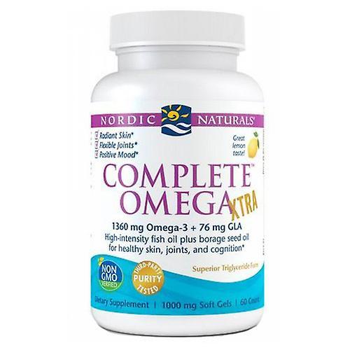 Nordic Naturals Complete Omega Xtra, 1000 mg, Lemon Taste 60 Softgels (Pack of 6) on Productcaster.