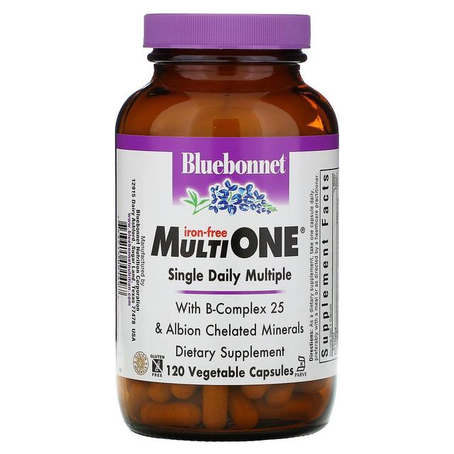 Bluebonnet Nutrition, Multi One, Single Daily Multiple, Iron-Free, 120 Vegetable on Productcaster.