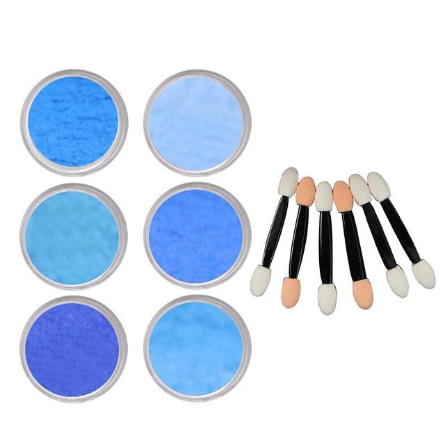 6pcs/set2gnail Powdershinydiyportablenail Powder Pigment Glitterfor Women Qinhai 4 on Productcaster.