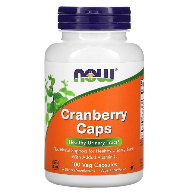 NOW Foods NOW Alimentos, Cranberry Caps, 100 Veg Cápsulas on Productcaster.