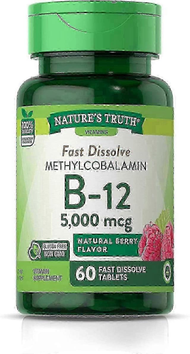 Nature's truth vitamin b-12, 5000 mcg, tablets, natural berry, 60 ea on Productcaster.