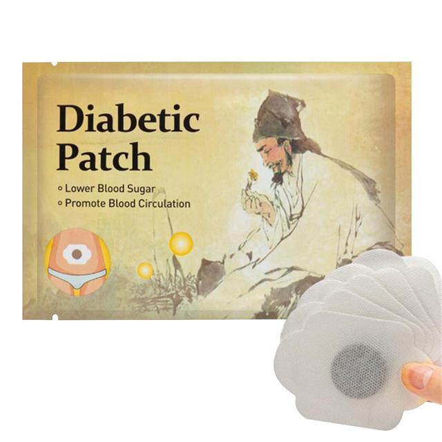 6pcs Diabetic Patch Herbal Extract Sugar Level Control Non Woven Fabric Stickers on Productcaster.