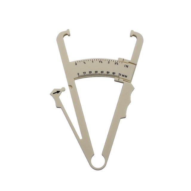 1/10/20/50 Adults Skinfold Caliper Athletic Dual Units 0-70mm Body Fat Beige 20PCS on Productcaster.